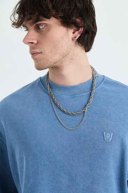 Washed Embroidered